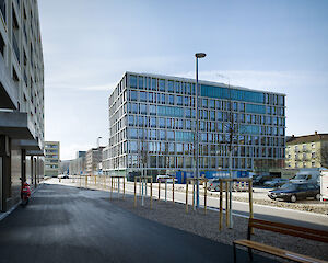 Foto Europäischer Hauptsitz Fossil, Basel