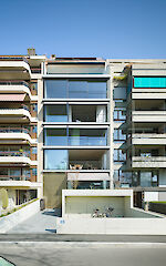 Foto Mehrfamilienhaus Unterer Rheinweg, Basel