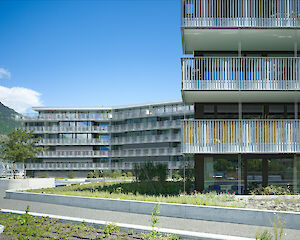 Foto Wohn- und Geschäftshaus "Brückenweg", Visp