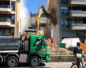 Baustart Unterer Rheinweg 88