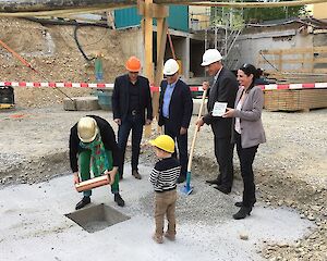 Grundsteinlegung untere Birs Basel
