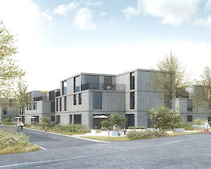 Foto Arbeitersiedlung "Kleegärten", Visp