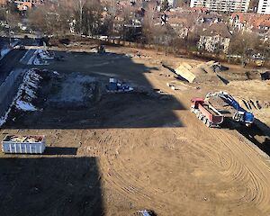 Baustart Weltpostpark Bern