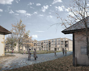 Foto Wohnüberbauung Schlossareal, Muntelier