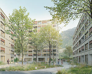 Foto Wohnüberbauung "Litterna", Visp