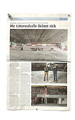 Die Litternahalle lichtet sich