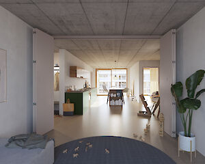 Foto Ersatzneubau Siedlung Birs - Baufeld B, Basel