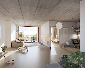 Foto Ersatzneubau Siedlung Birs - Baufeld B, Basel