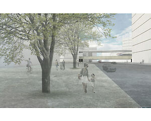 Foto Entwicklung Zentrale Baustelle 3, Bahnhof Ostermundigen