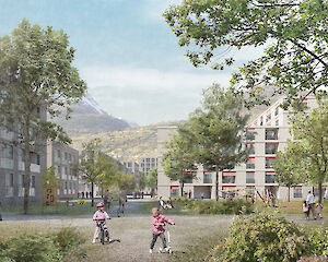 Foto Arealentwicklung Stockmatte Nord, Visp