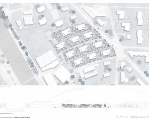 Pläne Arbeitersiedlung "Kleegärten", Visp