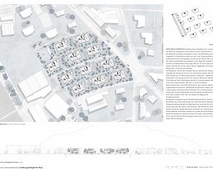 Pläne Arbeitersiedlung "Kleegärten", Visp