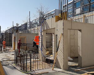 Baufortschritt Riehenring