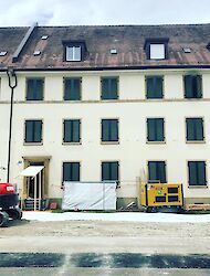 Baustart untere Birs Baufeld B