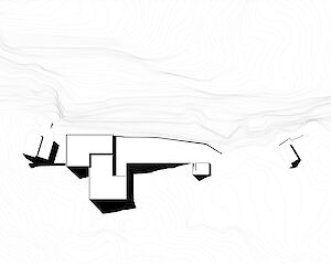 Pläne Bergrestaurant Längfluh, Saas-Fee