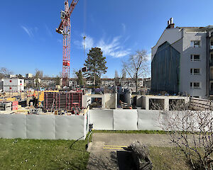 Baufortschritt untere Birs