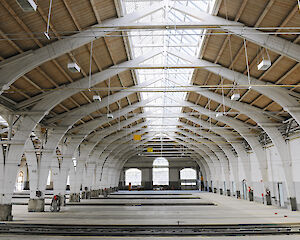 Foto SBB-Depotgebäude "Aebimatt", Bern