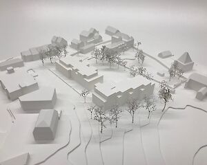 Pläne Wohnüberbauung Schlossareal, Muntelier