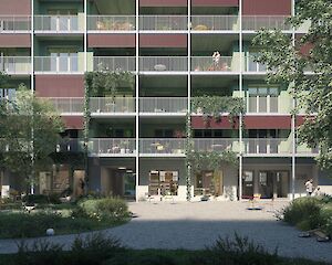 Neue Visualisierungen für den Holzbau "Untere Birs" Baufeld C