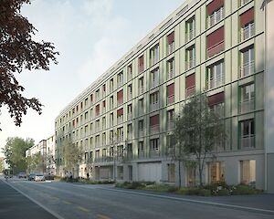 Foto Ersatzneubau Siedlung Birs - Baufeld C, Basel