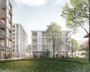 Wohnüberbauung "Bäret"-Areal, Visp