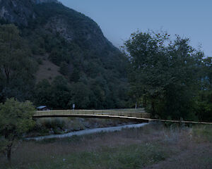 Foto Ersatzfussgängersteg Südegg, Visp