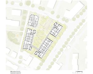 Pläne Genossenschaftswohnbau OEKOGENO, Ladenburg (D)