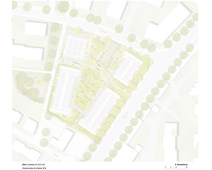 Pläne Genossenschaftswohnbau OEKOGENO, Ladenburg (D)