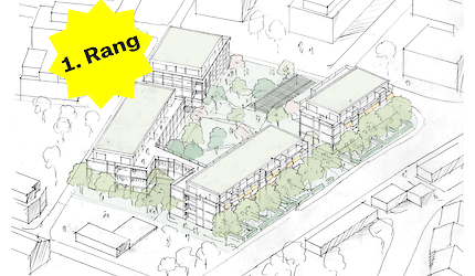 Genossenschaftswohnbau - Vielfalt in Ladenburg (D) - Planerwahlverfahren, 1. Rang