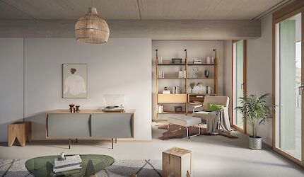 Siedlung Birs: Die Innenvisus sind da!