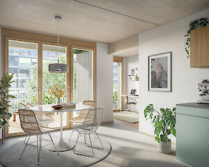 Foto Ersatzneubau Siedlung Birs - Baufeld C, Basel