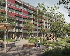 Foto Ersatzneubau Siedlung Birs - Baufeld C, Basel