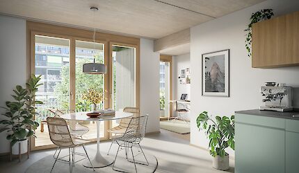 Siedlung Birs: Vermarktung jetzt online